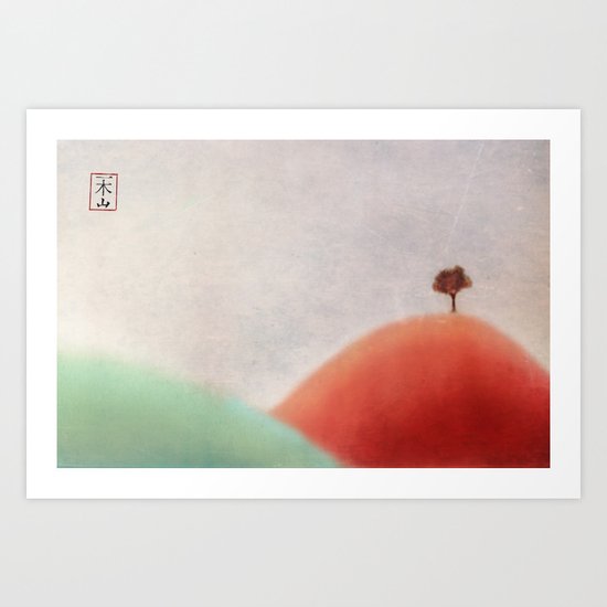 One tree hill Art Print