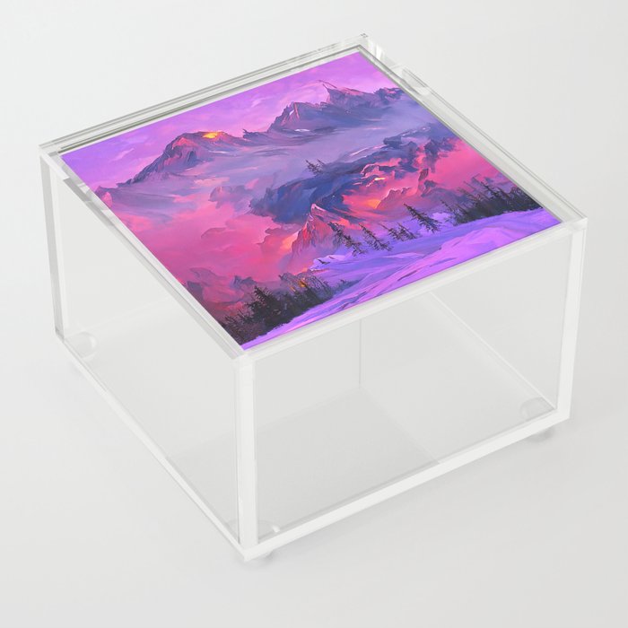 Panorama in Alaska Acrylic Box