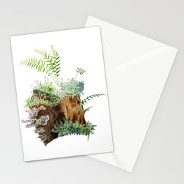 Mossy Stump Stationery Cards