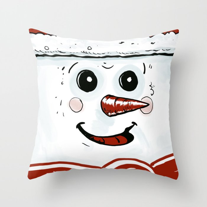 Snowman best sale throw pillows