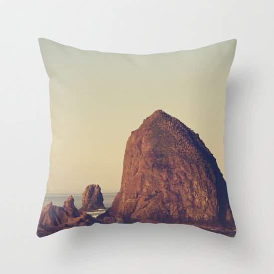 Oregon Ocean Throw Pillow