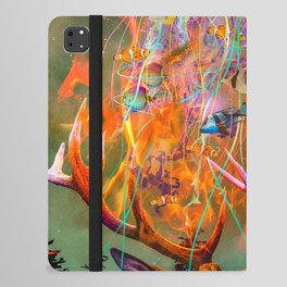 Fire Deer and the Jellyfish iPad Folio Case