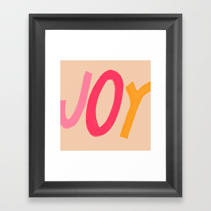 Joy Framed Art Print