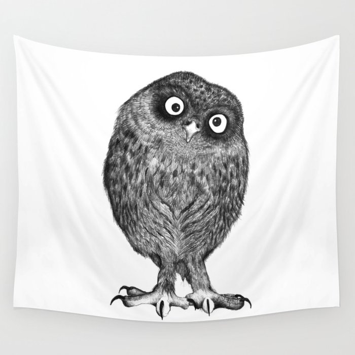 Owl Nr.4 Wall Tapestry