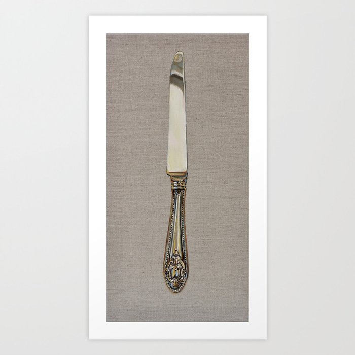 Knife, Cutlery Art Print