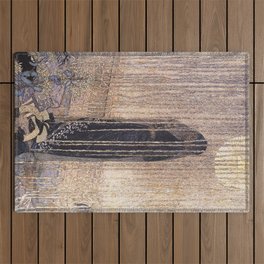 Dia da Morte - Carlos Schwabe  Outdoor Rug