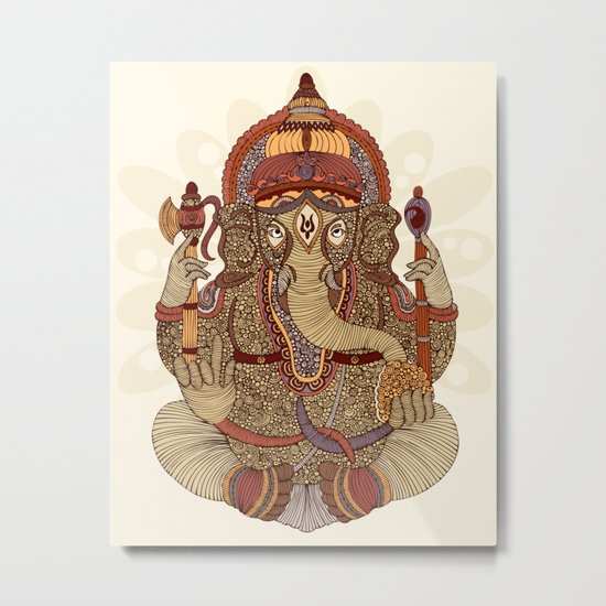 Ganesha: Lord of Success Metal Print