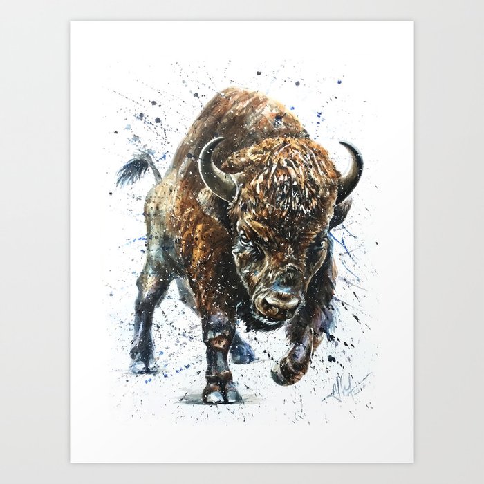 Buffalo Art Print