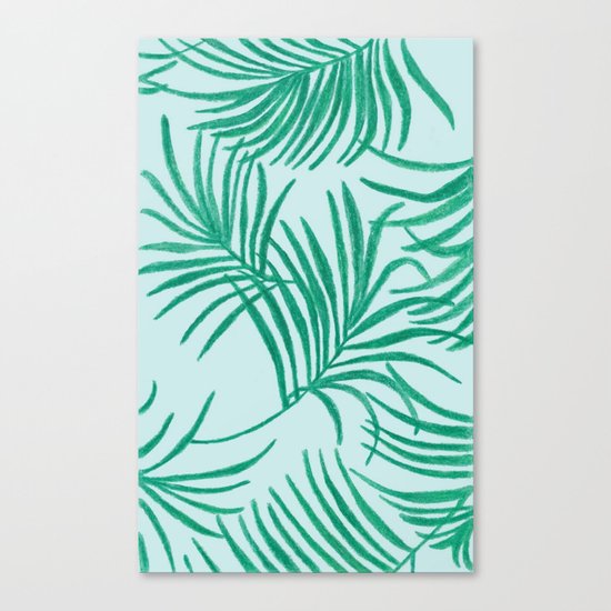 Green Leaves Of Home Canvas Print