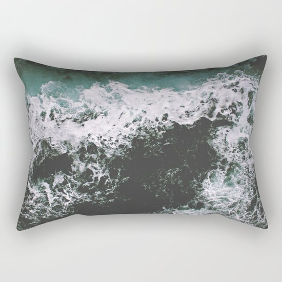 Rough Waters Rectangular Pillow