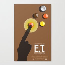 E.T. Movie Poster Canvas Print