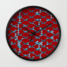 Underwater Bubble Scales Wall Clock