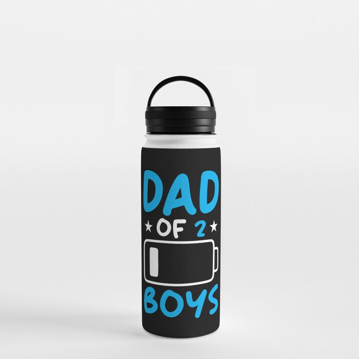 Dad Of 2 Boys Water Bottle