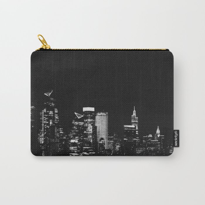 New York City Skyline at Night Carry-All Pouch