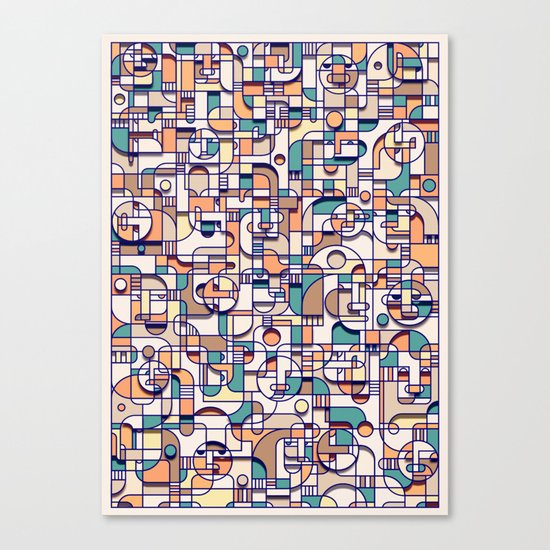 HUMAN BEINGS Canvas Print