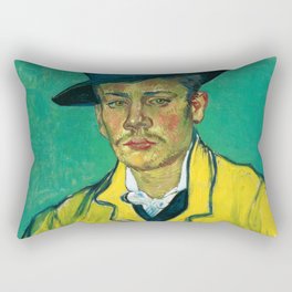 Vincent van Gogh "Portrait of Armand Roulin" (2) Rectangular Pillow
