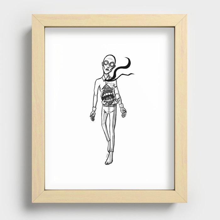 The Hunger Recessed Framed Print