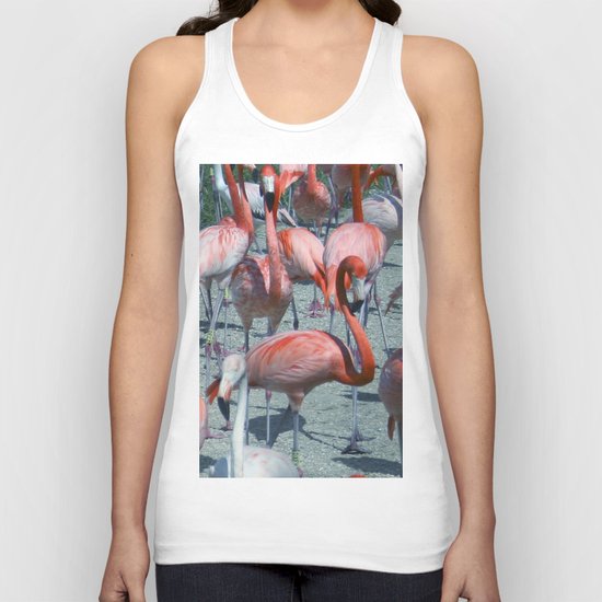 Flamingo 4 Unisex Tank Top