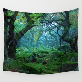 Enchanted forest mood Wandbehang | Hdr, Fantasy, Enchantedforest, Dream, Vintage, Film, Botanic, Digital, Fairytale, Woods 