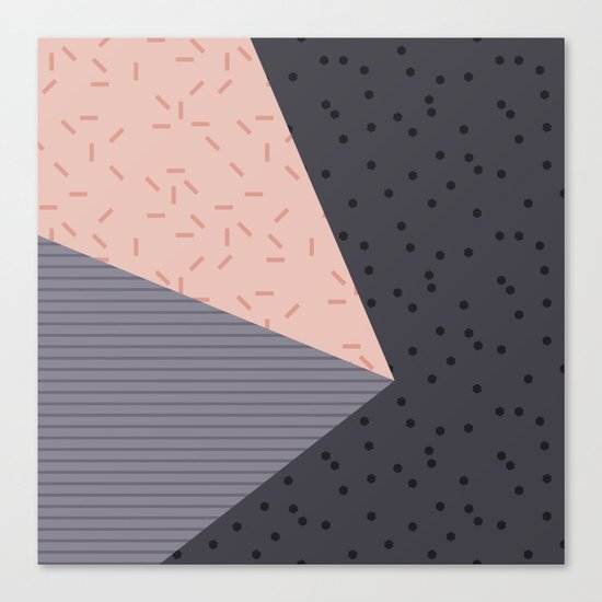 Geometry Blocks 8 Canvas Print