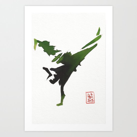 Capoeira 224 Art Print