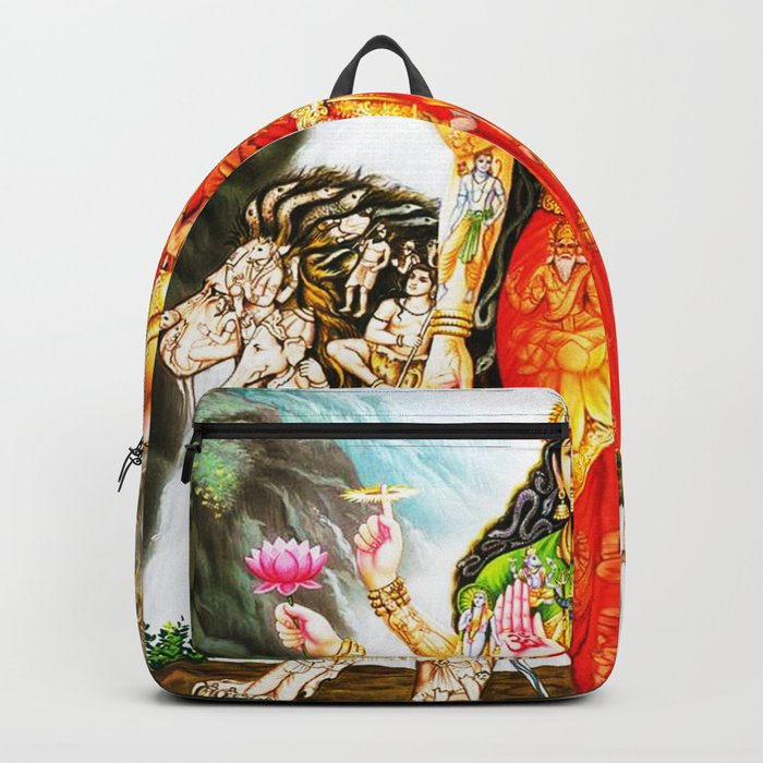 Hindu Durga 3 Backpack