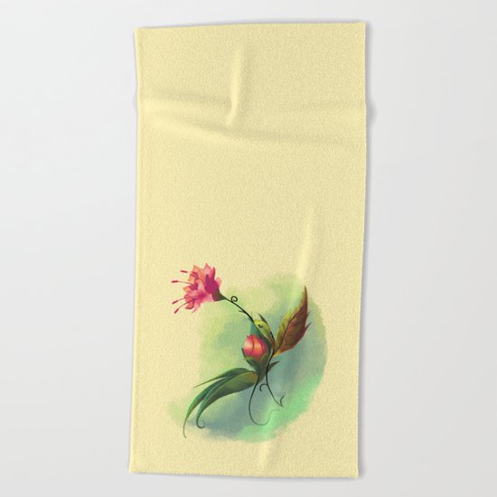 Essence of Nature - Humming Blossom Beach Towel