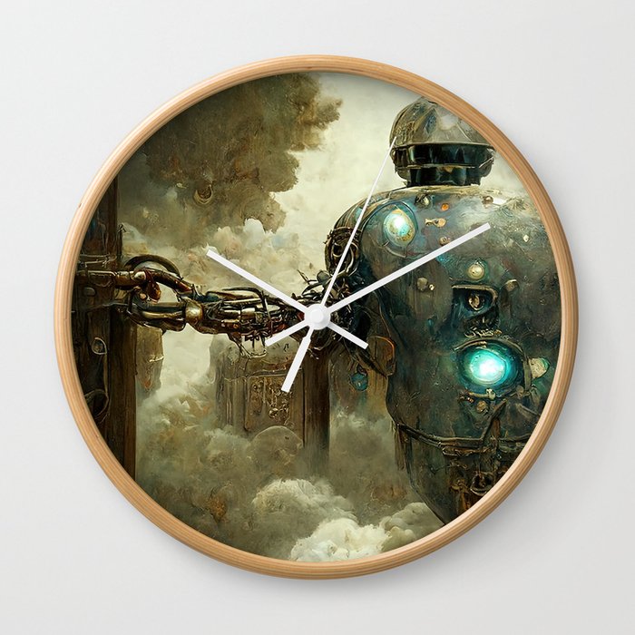Guardians of heaven – The Robot 1 Wall Clock