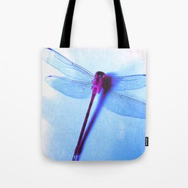 Iridescent Dragon Fly - Digital Photography Art Tote Bag