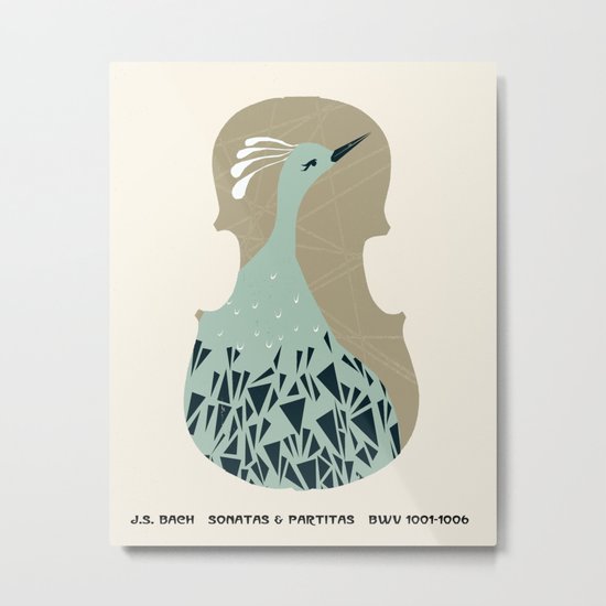 Bach Sonatas & Partitas Metal Print