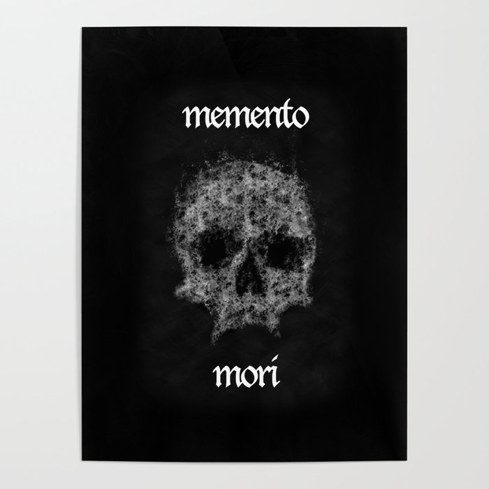 Memento Mori Skull by Brian Vegas Poster