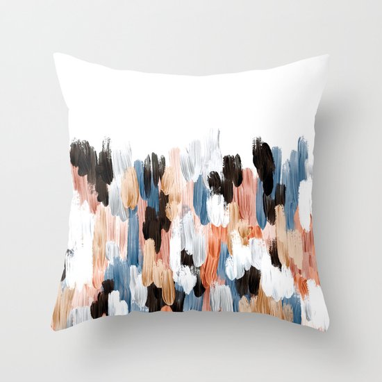Copper II Throw Pillow