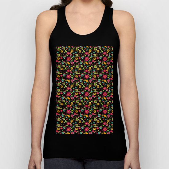 Dia De Los Muertos (black) Unisex Tank Top