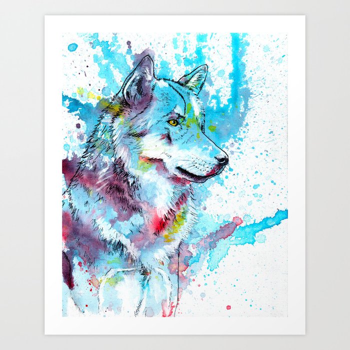 Wild Wolf Art Print