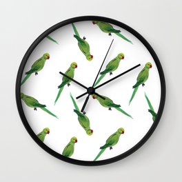 Indian Parrot Wall Clock
