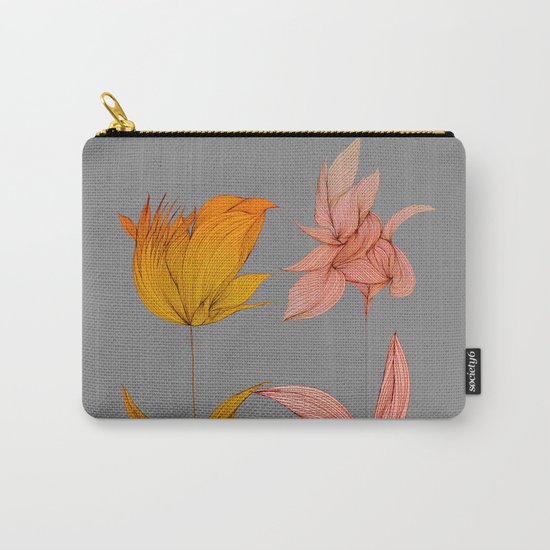 Flowers Carry-All Pouch