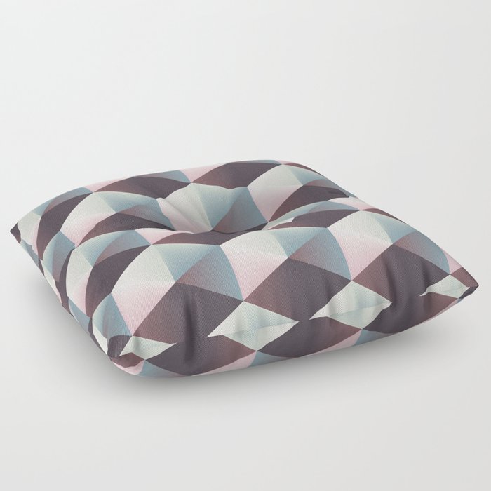 3D Hexagon Gradient Floor Pillow