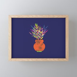 Flower Pot IV Framed Mini Art Print