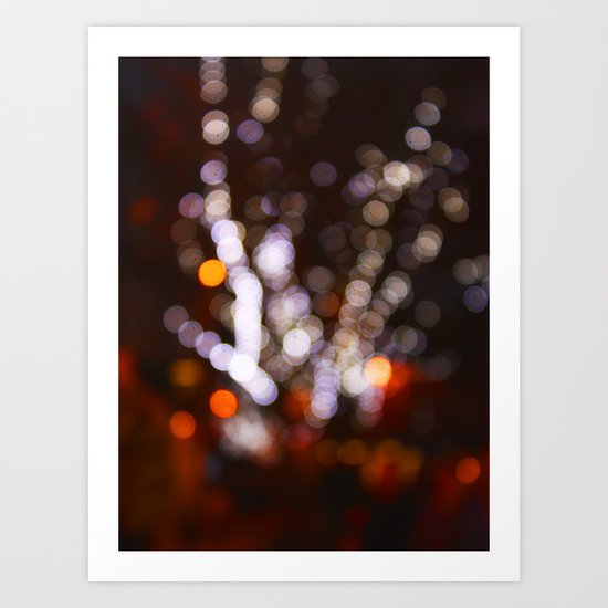 Tree Bokeh Art Print