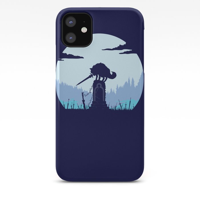 Grey Wolf Sif Dark Souls Iphone Case By Smokingduckproductions