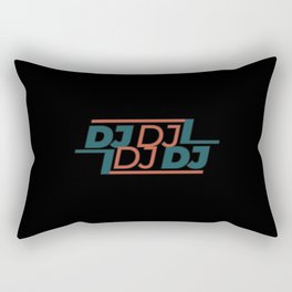 Love Music Dj Word Art Design For Men Women Kids Music Dj Lover Gift Idea Rectangular Pillow