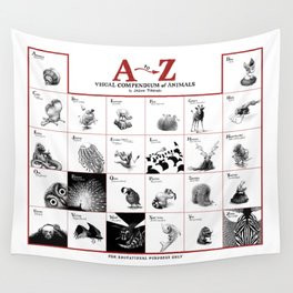A-Z Animals Wall Tapestry
