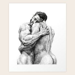 The Lovers - NOODDOODs Art Print