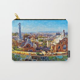 Barcelona, Panorama from Parc Guell Carry-All Pouch