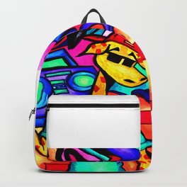 Graffiti Giraffe Backpack