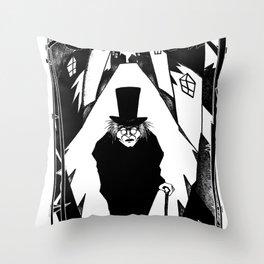 Dr. Caligari Throw Pillow