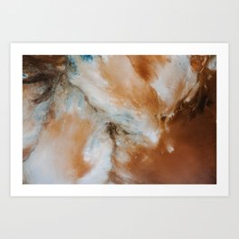 Abstract Landscapes in Iceland's Volcanic Highlands Art Print
