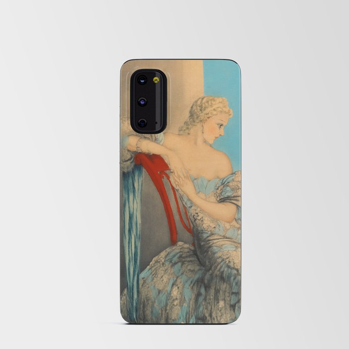 Symphony in Blue, 1936 by Louis Icart Android Card Case