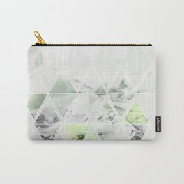 White Balance Carry-All Pouch | Ice, Icebergs, Geometry, Photomontage, Graphic Design, Pattern, Collage, Untains, Iceland, Digital 