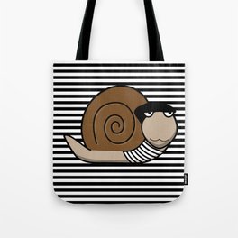French Snail ~ Escargot Tote Bag